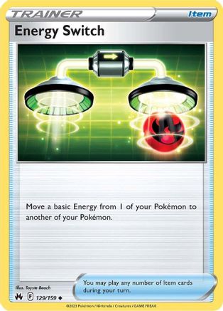 Energy Switch 129/159 - Crown Zenith - Poke-Collect