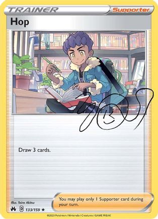 Hop 133/159 - Crown Zenith Reverse Holofoil - Poke-Collect