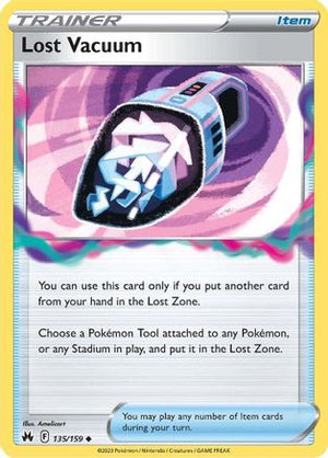 Lost Vacuum 135/159 - Crown Zenith Reverse Holofoil - Poke-Collect