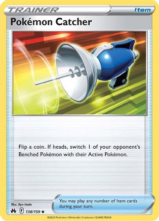 Pokemon Catcher 138/159 - Crown Zenith Reverse Holofoil - Poke-Collect