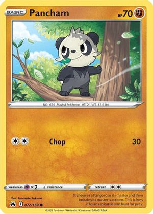 Pancham 72/159 - Crown Zenith - Poke-Collect
