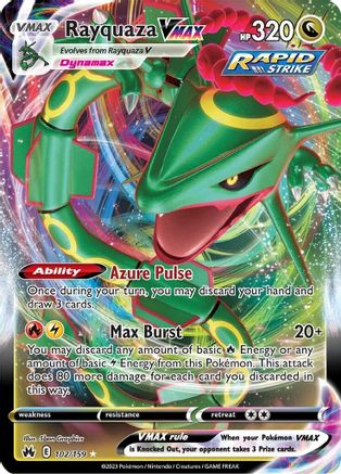 Rayquaza VMAX (102) 102/159 - Crown Zenith Holofoil - Poke-Collect
