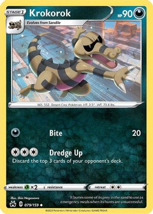 Krokorok 79/159 - Crown Zenith Reverse Holofoil - Poke-Collect