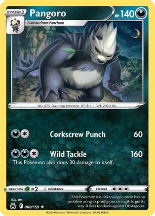 Pangoro 80/159 - Crown Zenith - Poke-Collect