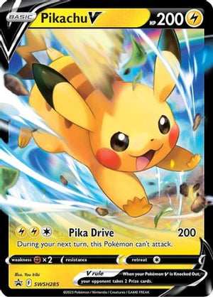 Pikachu V SWSH285/298 - SWSH Black Star Promos Holofoil - Poke-Collect
