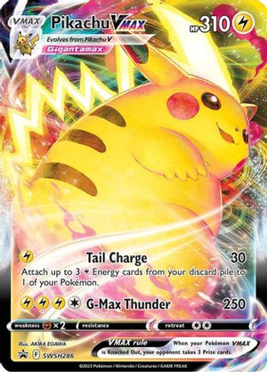 Pikachu VMAX SWSH286/298 - SWSH Black Star Promos Holofoil - Poke-Collect