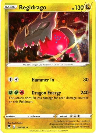 Regidrago - 124/203 (Cosmos Holo) 124 - Miscellaneous Cards & Products Holofoil - Poke-Collect