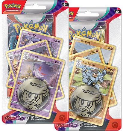 Scarlet & Violet Premium Checklane Blister [Set of 2] - SV01 Scarlet & Violet Base Set - Poke-Collect