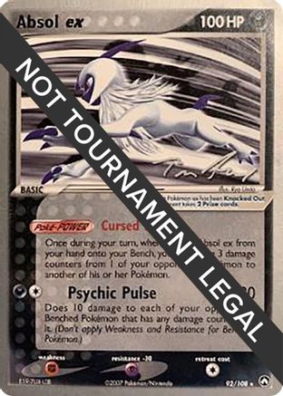 Absol ex - 2007 (Tom Roos) 92 - World Championship Decks - Poke-Collect