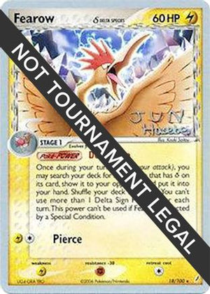 Fearow (Delta Species) - 2007 (Jun Hasebe) 18 - World Championship Decks - Poke-Collect