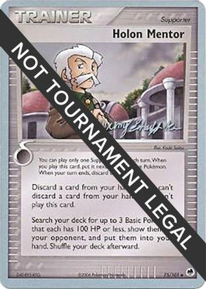 Holon Mentor - 2007 (Jeremy Scharff-Kim) 75 - World Championship Decks - Poke-Collect