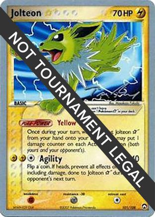 Jolteon Star - 2007 (Tom Roos) 101 - World Championship Decks - Poke-Collect