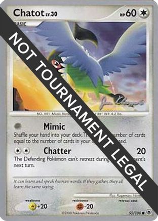 Chatot - 2008 (Jason Klaczynski) 55 - World Championship Decks - Poke-Collect