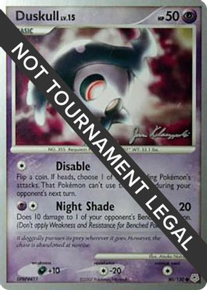 Duskull - 2008 (Jason Klaczynski) 80 - World Championship Decks - Poke-Collect