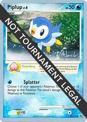 Piplup (72) - 2008 (Dylan Lefavour) 72 - World Championship Decks - Poke-Collect