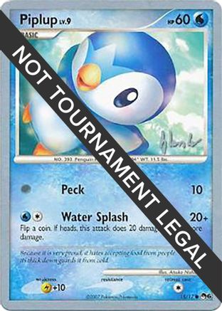 Piplup (15) - 2008 (Dylan Lefavour) 15 - World Championship Decks - Poke-Collect