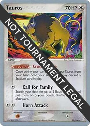 Tauros - 2008 (Dylan Lefavour) 12 - World Championship Decks - Poke-Collect