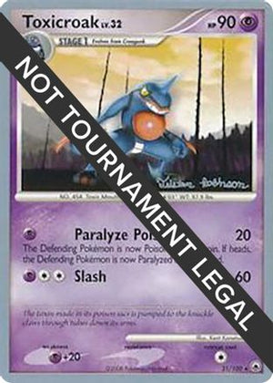 Toxicroak - 2008 (Tristan Robinson) 31 - World Championship Decks - Poke-Collect
