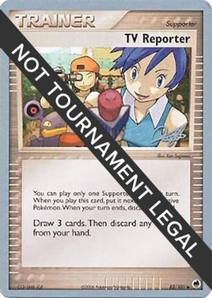 TV Reporter - 2008 (Paul Atanassov) 82 - World Championship Decks - Poke-Collect