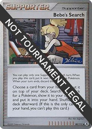 Bebe's Search - 2009 (Stephen Silvestro) 89 - World Championship Decks - Poke-Collect