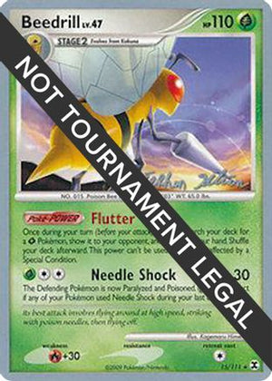 Beedrill (15) - 2009 (Stephen Silvestro) 15 - World Championship Decks - Poke-Collect