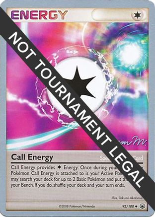 Call Energy - 2009 (Jason Martinez) 92 - World Championship Decks - Poke-Collect