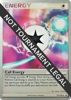 Call Energy - 2009 (David Cohen) 92 - World Championship Decks - Poke-Collect