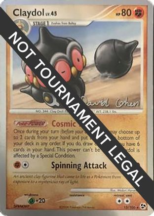 Claydol - 2009 (David Cohen) 15 - World Championship Decks - Poke-Collect