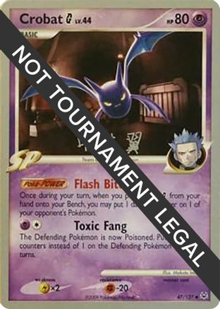 Crobat G - 2009 (Tsubasa Nakamura) 47 - World Championship Decks - Poke-Collect
