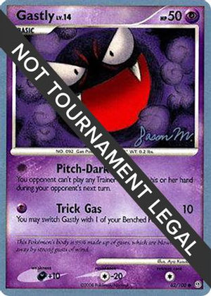 Gastly - 2009 (Jason Martinez) 62 - World Championship Decks - Poke-Collect