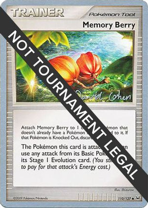 Memory Berry - 2009 (David Cohen) 110 - World Championship Decks - Poke-Collect