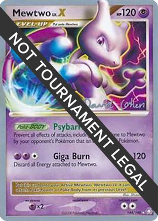 Mewtwo LV.X - 2009 (David Cohen) 144 - World Championship Decks - Poke-Collect