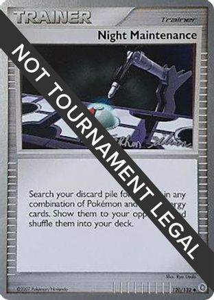 Night Maintenance - 2009 (Stephen Silvestro) 120 - World Championship Decks - Poke-Collect
