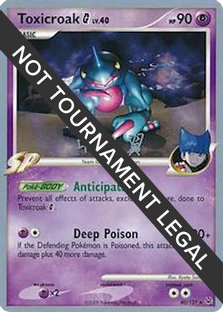 Toxicroak G (40) - 2009 (Tsubasa Nakamura) 40 - World Championship Decks - Poke-Collect