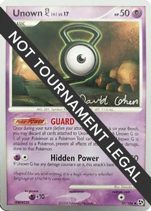 Unown [G] - 2009 (David Cohen) 57 - World Championship Decks - Poke-Collect