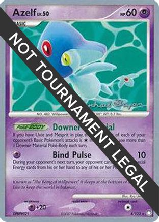 Azelf (4) - 2010 (Mychael Bryan) 4 - World Championship Decks - Poke-Collect