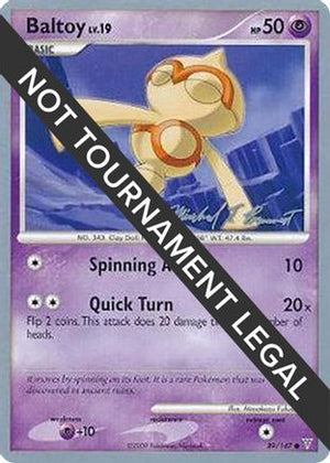 Baltoy - 2010 (Michael Pramawat) 89 - World Championship Decks - Poke-Collect