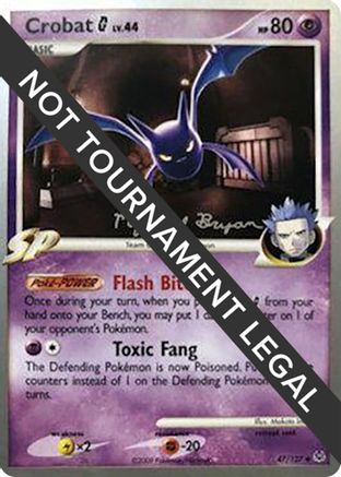 Crobat G - 2010 (Mychael Bryan) 47 - World Championship Decks - Poke-Collect