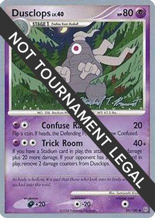 Dusclops - 2010 (Michael Pramawat) 35 - World Championship Decks - Poke-Collect