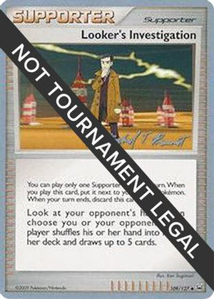 Looker's Investigation - 2010 (Michael Pramawat) 109 - World Championship Decks - Poke-Collect