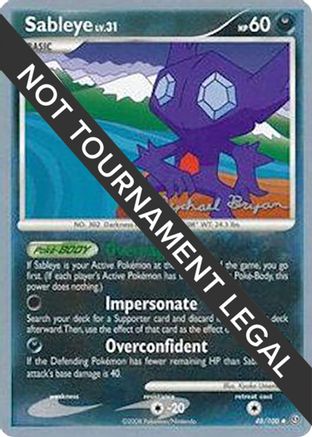 Sableye - 2010 (Mychael Bryan) 48 - World Championship Decks - Poke-Collect