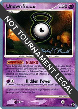 Unown [G] - 2010 (Michael Pramawat) 57 - World Championship Decks - Poke-Collect