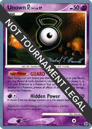 Unown [G] - 2010 (Michael Pramawat) 57 - World Championship Decks