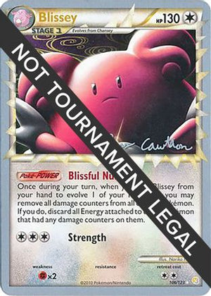Blissey - 2011 (Ross Cawthon) 106 - World Championship Decks - Poke-Collect