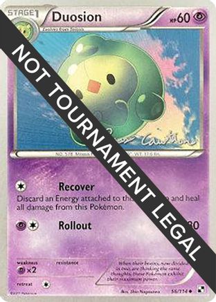 Duosion - 2011 (Ross Cawthon) 56 - World Championship Decks - Poke-Collect