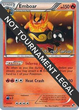 Emboar - 2011 (David Cohen) 20 - World Championship Decks - Poke-Collect