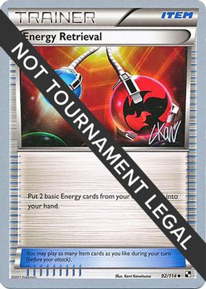 Energy Retrieval - 2011 (Christopher Kan) 92 - World Championship Decks - Poke-Collect