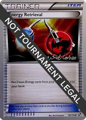 Energy Retrieval - 2011 (David Cohen) 92 - World Championship Decks - Poke-Collect
