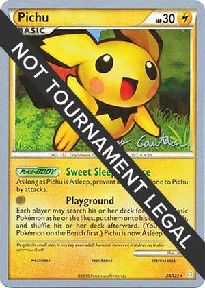 Pichu - 2011 (Ross Cawthon) 28 - World Championship Decks - Poke-Collect