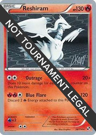 Reshiram - 2011 (Christopher Kan) 26 - World Championship Decks - Poke-Collect